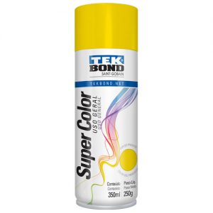 Tinta Spray Super Color Amarelo Uso Geral 350ml