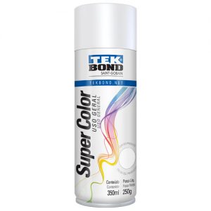 Tinta Spray Super Color Branco Fosco Uso Geral 350ml
